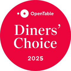 OpenTable Diners Choice Award - 2025 Winner